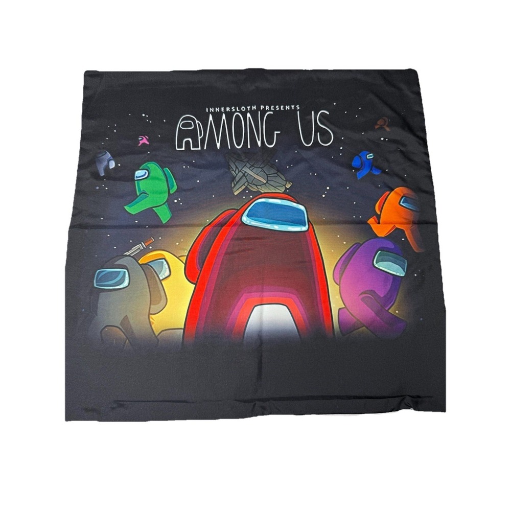 Among Us Pillowcase Crewmates Space Graphic 17x18 Gaming‎
